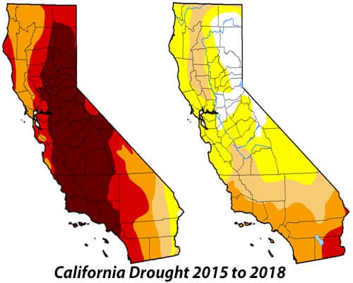 California-Drought-2015-To-2018