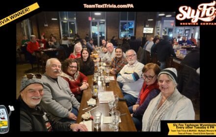 Trivia In Wyomissing Pa, Sly Fox Taphouse Trivia,Team Text Trivia At Sly Fox Taphouse 12-20-22 Winners