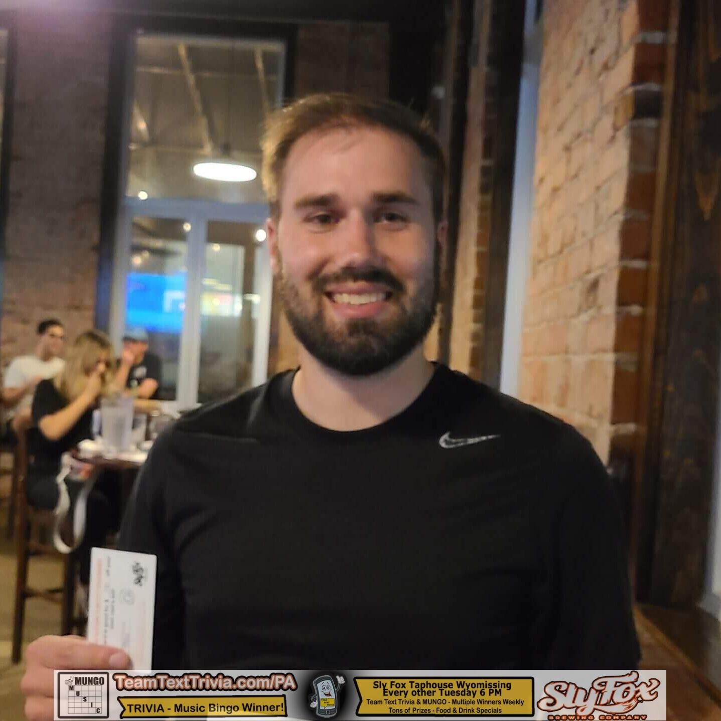 Wyomissing Trivia & Music Bingo Winners @ Sly Fox Taphouse 9-5-23