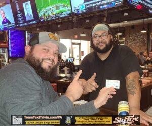 Trivia in Wyomissing PA at Sly Fox Taphouse, Team Text Trivia Winners,