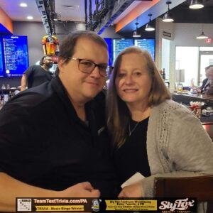 Music Bingo in Wyomissing PA at Sly Fox Taphouse, Mungo Music Bingo Winner,