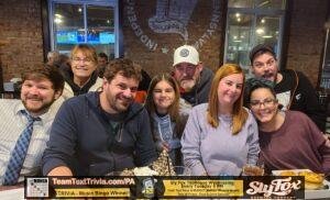 Trivia in Wyomissing PA at Sly Fox Taphouse, Team Text Trivia Winners,