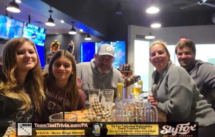 Trivia In Wyomissing Pa At Sly Fox Taphouse, Team Text Trivia Winners, &Quot;Sofa Kingdom&Quot; At Sly Fox Taphouse In Wyomissing