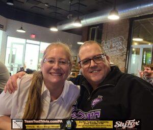 Trivia In Wyomissing Pa At Sly Fox Taphouse, Team Text Trivia Winners, &Quot;Soul Mates&Quot; At Sly Fox Taphouse In Wyomissing