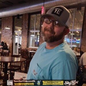 Music Bingo in Wyomissing PA at Sly Fox Taphouse, Mungo Music Bingo Winner at Sly Fox Taphouse in Wyomissing