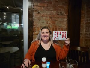 Music Bingo in Wyomissing PA - MUNGO Music Bingo Winner at Sly Fox Taphouse