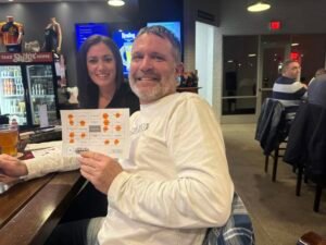 Mungo Music Bingo Winner at Sly Fox Taphouse Wyomissing PA 1 30 24