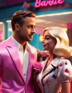 Ryan Gosling And Margot Robbie In Barbie