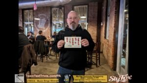 Wyomissing Music Bingo Winners - Mungo Music Bingo At Sly Fox Taphouse Wyomissing PA February 2024