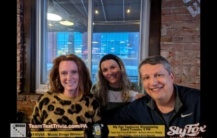 Wyomissing Trivia, Team Text Trivia Winners, Three'S Company  In Wyomissing Pa At Sky Fox Taphouse