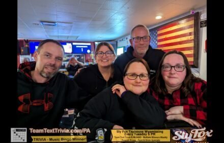 Trivia In Morgantown Pa,  Team Text Trivia Winners, We Drink And We Know Things, At Morgantown American Legion