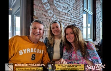 Wyomissing Trivia, Team Text Trivia Winners, Three'S Company  In Wyomissing Pa At Sky Fox Taphouse