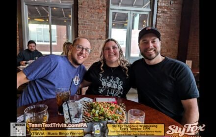 Wyomissing Trivia, Team Text Trivia Winners, Third Wheel In Wyomissing Pa At Sky Fox Taphouse