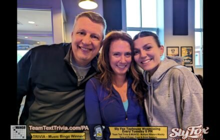 Wyomissing Trivia, Team Text Trivia Winners, Three'S Company In Wyomissing Pa At Sky Fox Taphouse